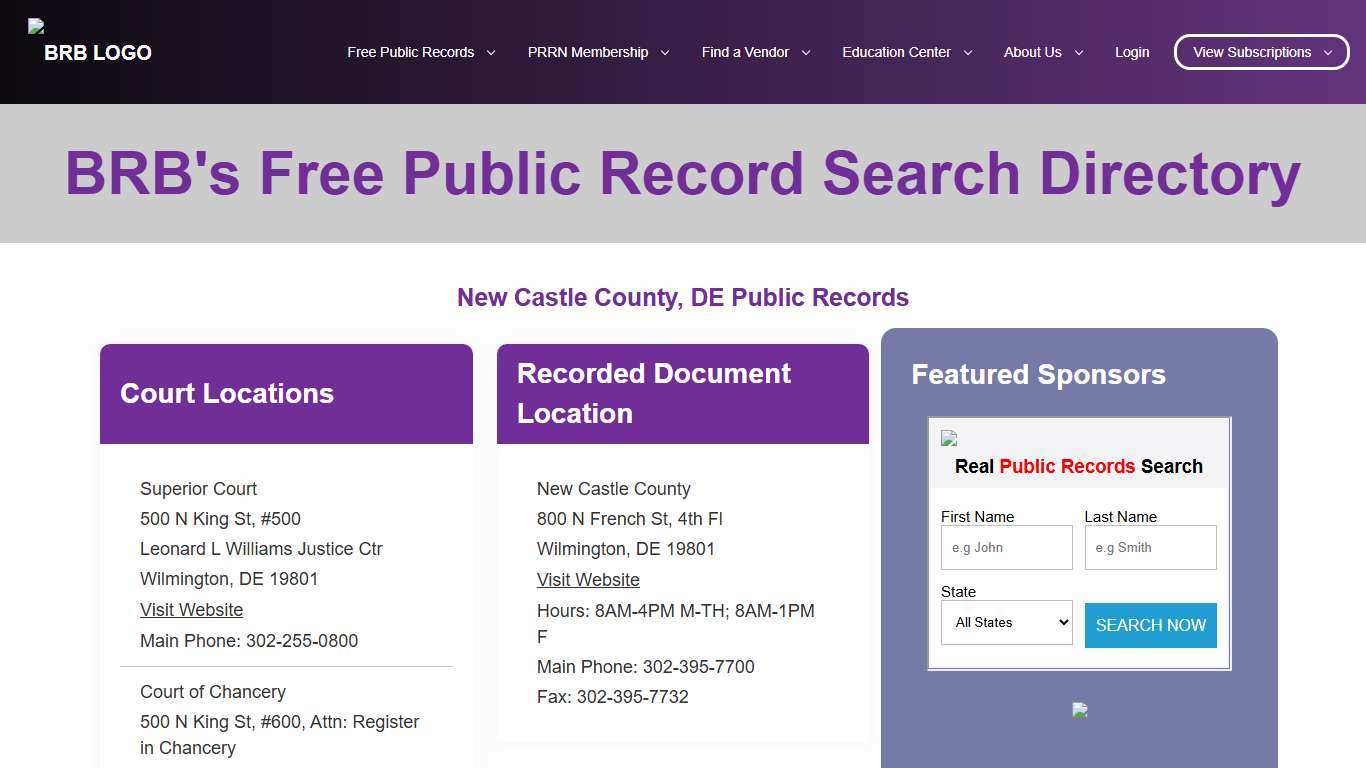 Free Sites County | BRB