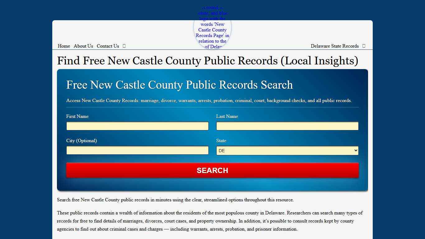Find Free New Castle County Public Records (Local Insights)